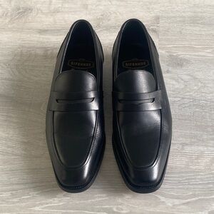Hand Made Luxurious Black Leather Penny Loafers